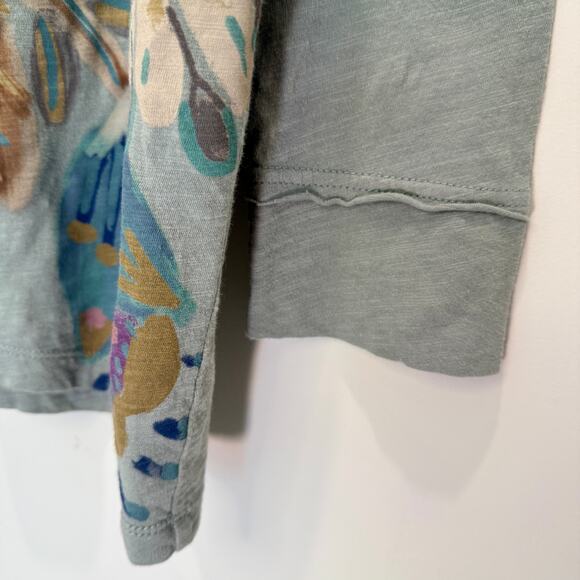 Natural Life Oversized Boho Floral Tunic Top – One Size – 100% Cotton - Picture 6 of 8